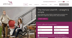 Desktop Screenshot of platinumstairlifts.com